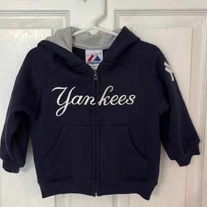 New York Yankees zip up hoodie by Majestic
